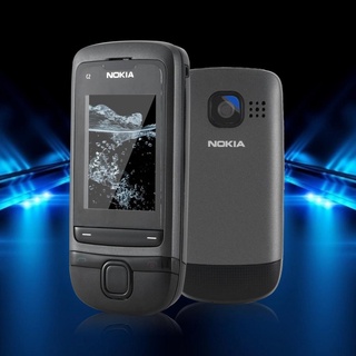 โทรศัพท์มือถือ แบบสไลด์ปลดล็อก ของแท้ สําหรับ Nokia C2-05 0.3Mp กล้องวิทยุ Gsm 900 1800