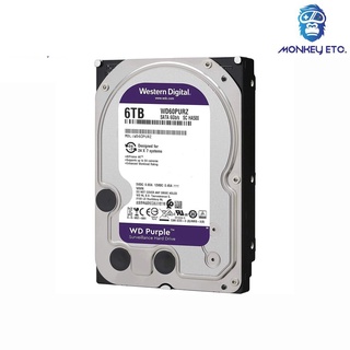 ภาพหน้าปกสินค้าHDD ฮาร์ดดิสก์ FOR CCTV WD PURPLE 6TB (WD60PURZ) ประกัน Synnex 3ปี ที่เกี่ยวข้อง