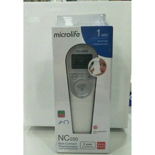 สินค้า Microlife เครื่องวัดอุณหภูมิทางหน้าผาก รุ่น NC200/รุ่นใหม่มาแทน FR1DL1/FR1MF1