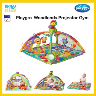 Playgro เพลย์แมท เบาะนอนนุ่มสุดน่ารัก Woodlands Projector Gym