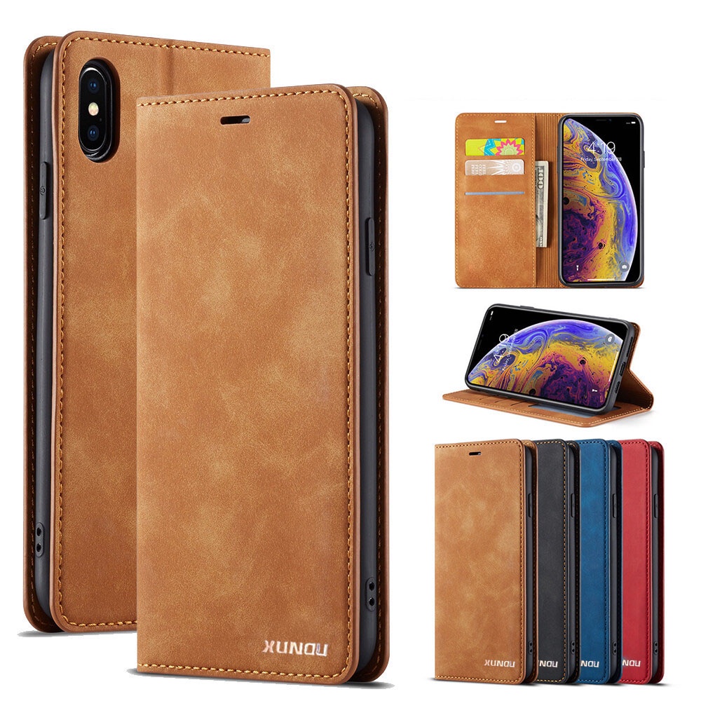 เคสฝาพับหนัง-xundu-samsung-note8-note9-note10-note20-note20ultra-a9-2018-s7edge-s10lite-note10lite-j8-เคสซัมซุง-เคสหนัง