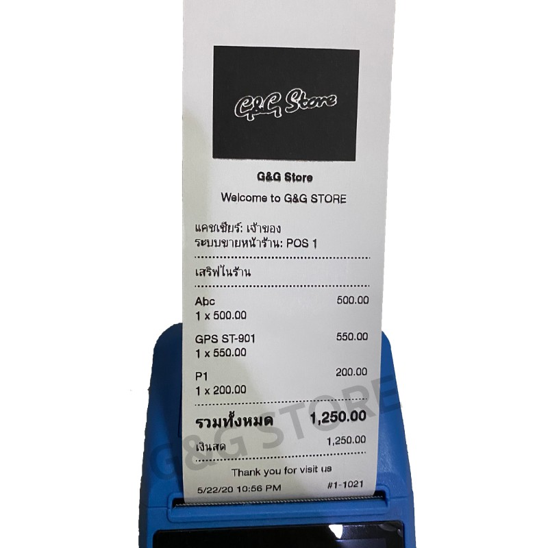 ภาพสินค้า57x40mm กระดาษความร้อนใบเสร็จ Thermal Printer Paper สำหรับเครื่อง Food Panda Lineman 5805 เครื่องรูดบัตร จากร้าน ggstore_official บน Shopee ภาพที่ 1