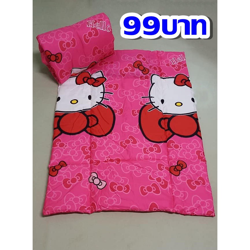 ที่นอนเด็กอนุบาล99บาท-ลาย2คิตตี้เฟอร์นิเจอร์-ที่นอนเด็กเสื้อผ้าเด็กแรกเกิด