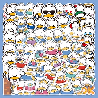 56 ชิ้น / ชุด ☆ สติกเกอร์ Pekkle Duck สําหรับติดตกแต่ง ☆ สติกเกอร์ Doodle แฟชั่น กันน้ํา DIY