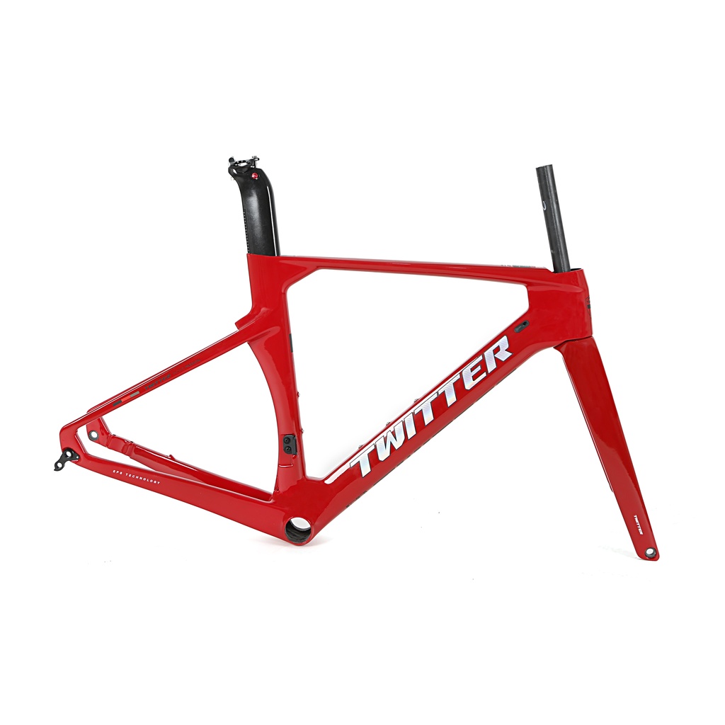 Twitter R10 Carbon fiber road bicycle frame 700c thru axle disc brake