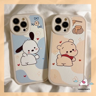 เคสโทรศัพท์มือถือ แบบนิ่ม ลายการ์ตูนหมีพูห์ สําหรับ iPhone 11 12 14 13 Pro MAX 7plus XR 6 6s 7 8 Plus X XS MAX SE 2020