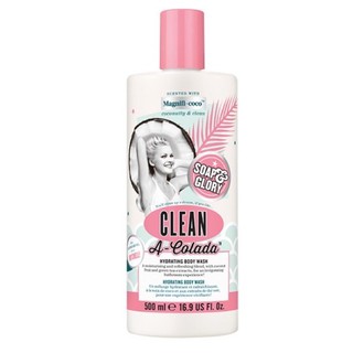 Soap &amp; Glory โซพ แอนด์ กลอรี่ คลีน อะ โคลาดา ไฮเดรติ้ง บอดี้ วอช 500 มล.