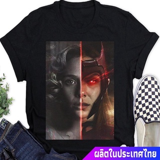 ผู้ชายและผู้หญิง Scarlet-Witch Vision Shirt #Wandavision T-Shirt #Marvel Superheroes Movie Tee Birthday Gift LY17580 top