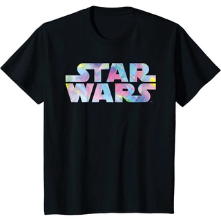 [100% Cotton] เสื้อยืด ผ้าฝ้ายแท้ พิมพ์ลายกราฟฟิค Star Wars Iridescent Pop สําหรับผู้ชาย