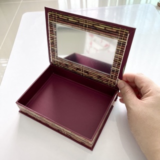 ส่งฟรี❗️กล่องกระจก Benefit แท้ 💯 กล่องกระจกเงา กล่อง hoola set กล่องแม่เหล็ก กล่องใส่เครื่องสำอางค์ กล่องกระดาษ
