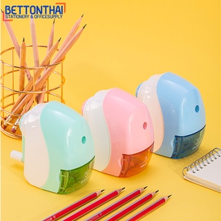 Deli 0519N Pencil sharpener กบเหลาดินสอสีพาสเทลสุดน่ารัก พกพาสะดวก เครื่องเหลาดินสอ ที่เหลาดินสอ กบ กบเหลา office school