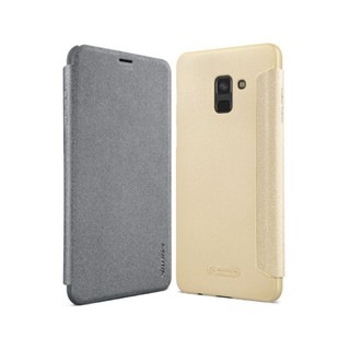 ฝาพับNillkin For Galaxy A8Plus/A8+/A8 2018/A6/A5(2017)/A520F Sparkle Leather case