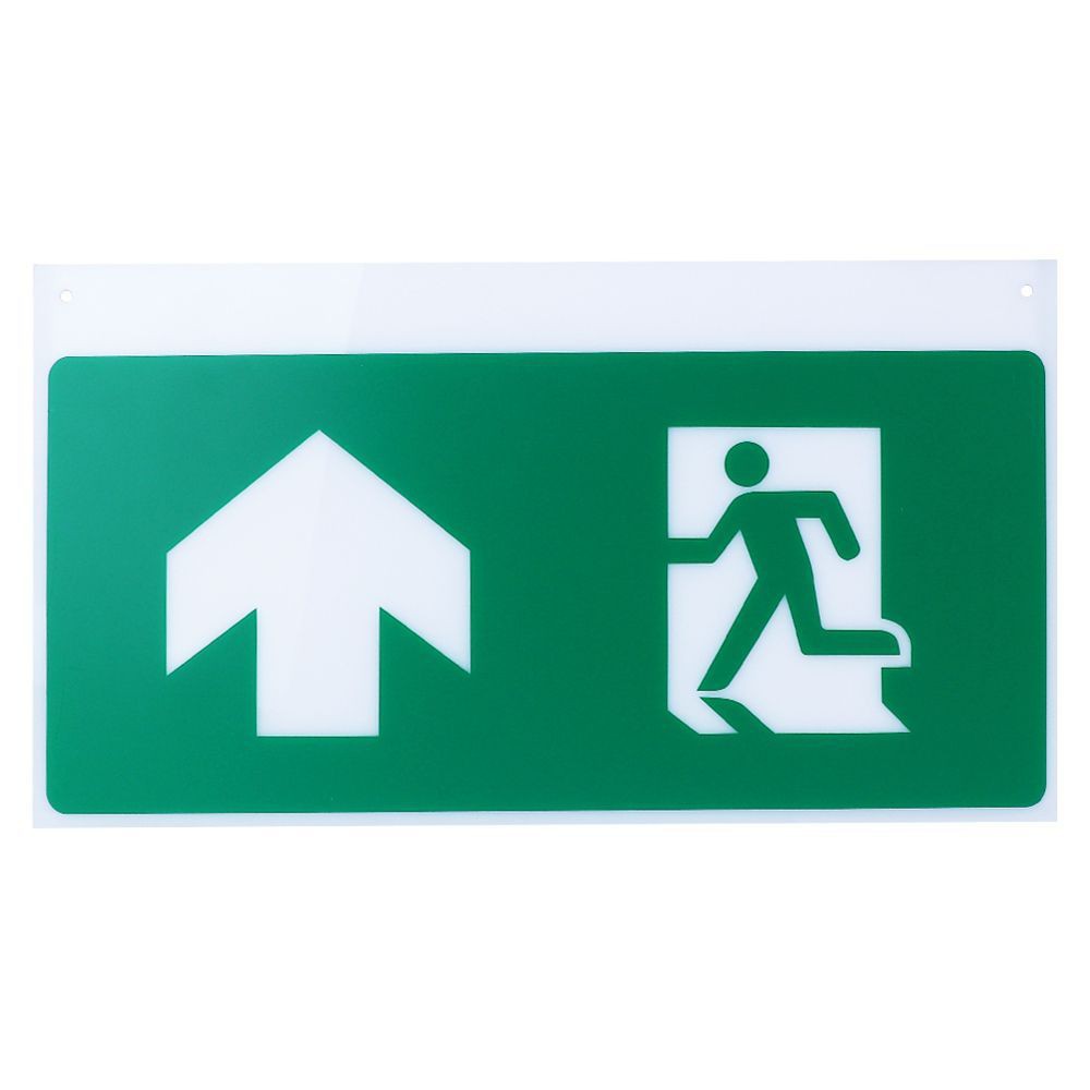 EMERGENCY EXIT SIGN DELIGHT GLA1 PERSON THROUGH DOORWAY IN LEFT ...