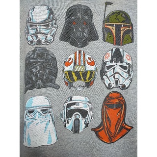 เสื้อยืด มือสอง ลายการ์ตูน star wars อก 46 ยาว 28