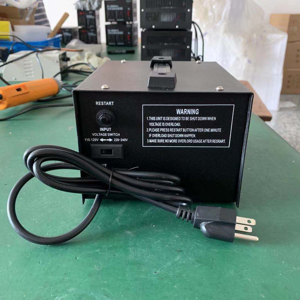 ส่งจากกรุงเทพตัวแปลงแรงดันไฟฟ้า-1000w-110vถึง-transformer-220vหม้อแปลงไฟฟ้าเฟสเดียวst-1000vaปลั๊กสหรัฐ