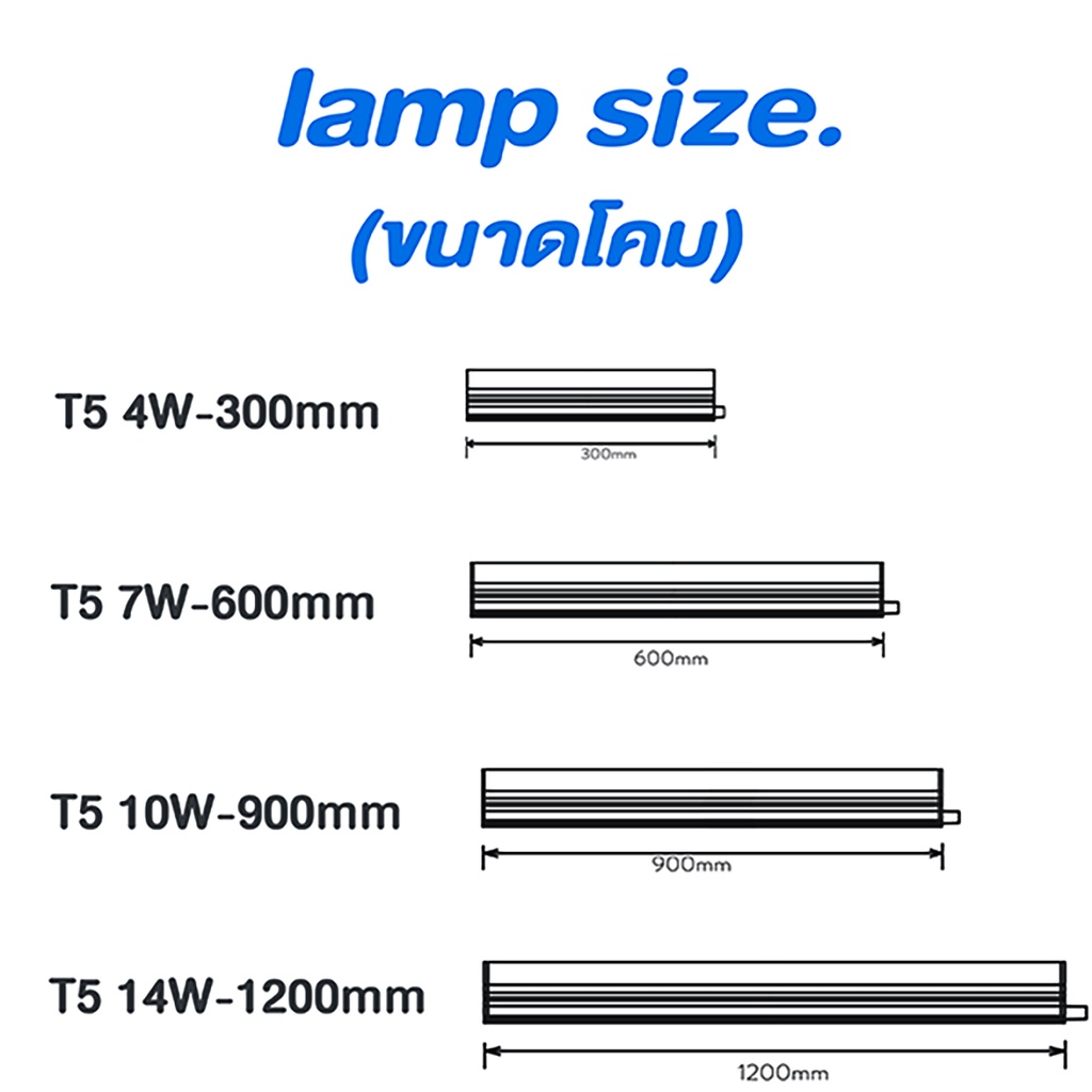 ภาพสินค้าSimon LED รางT5 ชุดรางแอลอีดี นีออนต่อกันได้ led super silm  4W (30cm )7W(60cm) 10w(90cm)14w(120cm) batten 2 pin จากร้าน shininghome18 บน Shopee ภาพที่ 5
