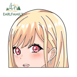 Earlfamily สติกเกอร์ไวนิล MARIN KITAGAWA Peeker ขนาด 13 ซม. x 12.5 ซม. สําหรับติดตกแต่งรถยนต์ รถจักรยานยนต์ รถตู้ เซิร์ฟบอร์ด