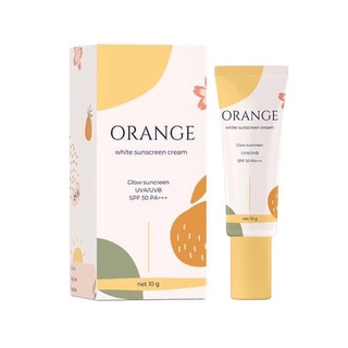สินค้า โฉมใหม่ กันแดดส้ม Orange White Sunscreen