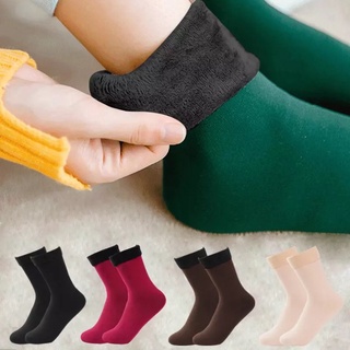 ภาพขนาดย่อของภาพหน้าปกสินค้าพร้อมส่งจากไทย ถุงเท้ากันหนาวบุขนหนานุ่ม ถุงเท้าบุขน บุขนวูลอุ่นๆ Thermal Wool Cashmere Snow Socks warmer unisex จากร้าน alita99.shop บน Shopee