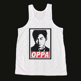 เสื้อกล้าม ผ้าตาข่าย เสื้อกล้ามรู เสื้อสกรีนลาย เสื้อแฟชั่น เสื้อแขนกุด เสื้อกล้ามกีฬา เสื้อฮิปฮอป OPPA Lee Seo Jin