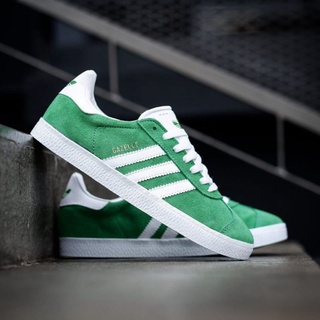 !!! รองเท้าผ้าใบ Adidas GAZELLE สีเขียวขาว