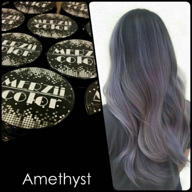 ภาพหน้าปกสินค้าทรีทเม้นท์สี  Amethyst  สีทาหม่นประกายม่วง