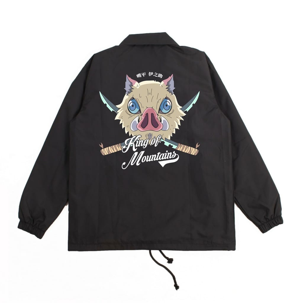 Coach Jacket Anime Demon Slayer Kimetsu No Yaiba Inosuke Tanjiro ...