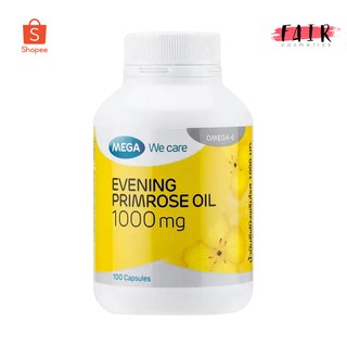 Mega Evening Primrose Oil 1000 mg. [100 แคปซูล]