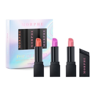 ของแท้ 💯 พร้อมส่ง MORPHE Pop of Pastel Matte Lip Trio