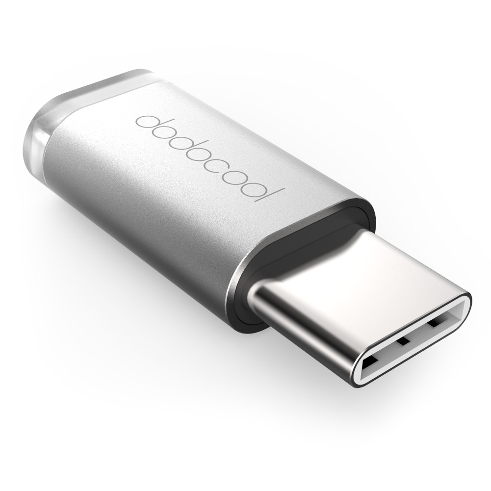 ภาพหน้าปกสินค้าdodocool มินิ USB เพื่อ micro USB อะแดปเตอร์แปลง USB ชนิด C เพื่อ microUSB อินเตอร์เฟซที่ใช้กับ MacBook