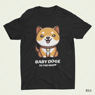 [S-5XL] พร้อมส่งจากไทย เสื้อยืดบิทคอยน์ Bitcoin เสื้อยืดคริปโต ลาย Baby Doge 🐶🙌