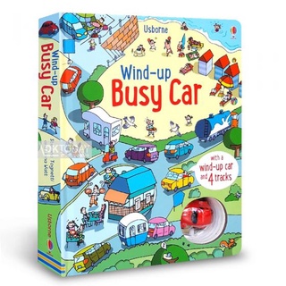 DKTODAY หนังสือ USBORNE WIND-UP BOOKS :BUSY CAR