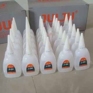 ๋J50 กาวร้อน หลอดใหญ่ 50กรัม  (30หลอด/กล่อง)