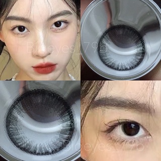 ✨ คอนแทคเลนส์สีดำ  ขนาดมินิ Mini  black ☀️กรองแสง uv (บิ๊กอาย คอนแทคเลนส์ Bigeye)