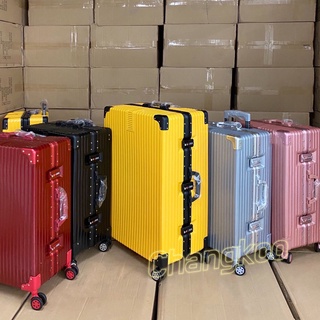 กระเป๋าเดินทางล้อลาก กระเป๋าเดินทานอลูมิเนียม  ล้อลาก 20 25 29นิ้ว Suitcase Luggage travel bag