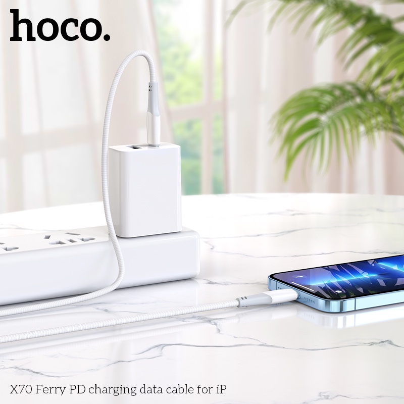 hoco-ของแท้-100-สายชาร์จ-type-c-20w-usb-c-ชาร์จเร็ว-1-เมตร-x70