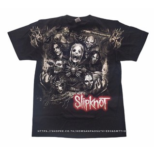 เสื้อวง Slipknot เสื้อวงร็อค Slipknot overprint