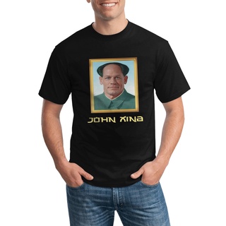 T-shirt  เสื้อยืดลําลอง พิมพ์ลาย John Xina สําหรับผู้ชายS-5XL