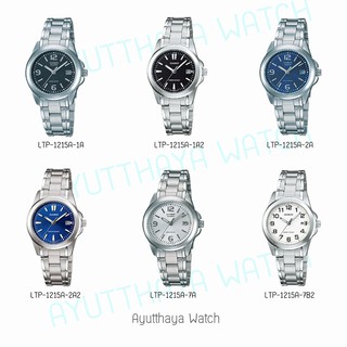 [ของแท้] Casio นาฬิกาข้อมือ รุ่น LTP-1215A ของแท้ รับประกัน 1 ปี