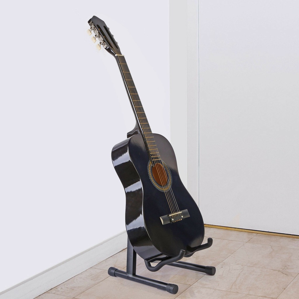 ขาตั้งกีตาร์-ทรง-a-ขาตั้งกีตาร์ไฟฟ้า-guitar-stand-สีดำ