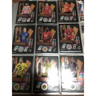 2020-21 Topps UEFA Champions League Match Attax Cards Matchwinner