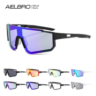 『READY STOCK』AIELBRO Outdoor MTB จักรยาน Riding PC Coated Lens Glasses Hiking Driving Eyewear UV400 Unisex