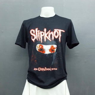 เสื้อยืดพิมพ์ลายแฟชั่น เสื้อวง Slipknot 💥ลิขสิทธิ์แท้100% S-5XL