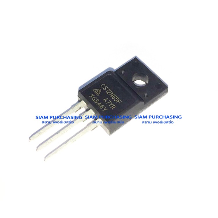 mosfet-มอสเฟต-cs12n65f-สินค้าพร้อมส่ง-สต๊อกสยาม-เพอร์เชสซิ่ง