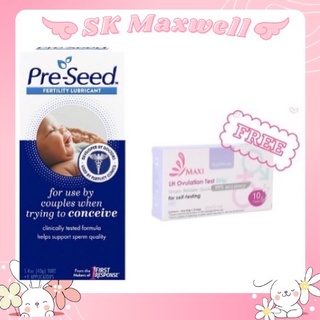 ภาพหน้าปกสินค้าPreseed Sperm-Friendly Lubricant Exp.9/2023 แพคกิ้งใหม่ แถมฟรี!!!ที่ตรวจการตกไข่แบบจุ่ม10ชิ้น ที่เกี่ยวข้อง