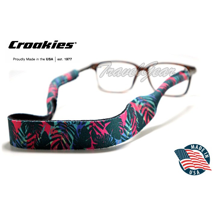 สายคล้องแว่นตา Croakies XL Print รุ่น Tropical Paradise | Shopee Thailand