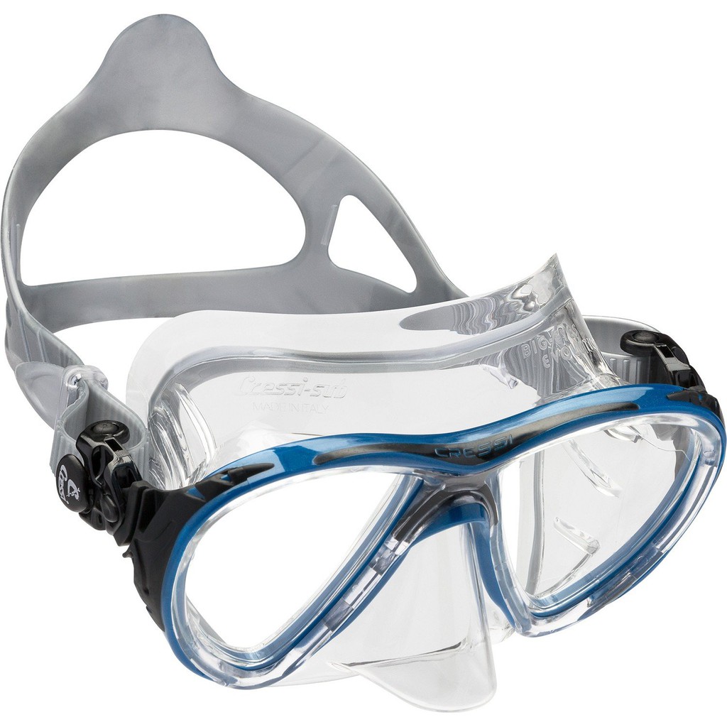 cressi-professional-big-eyes-evolution-mask-crystal-frame-หน้ากากดำน้า-สำหรับผู้ใหญ่-คริสตัลซิลิโคน