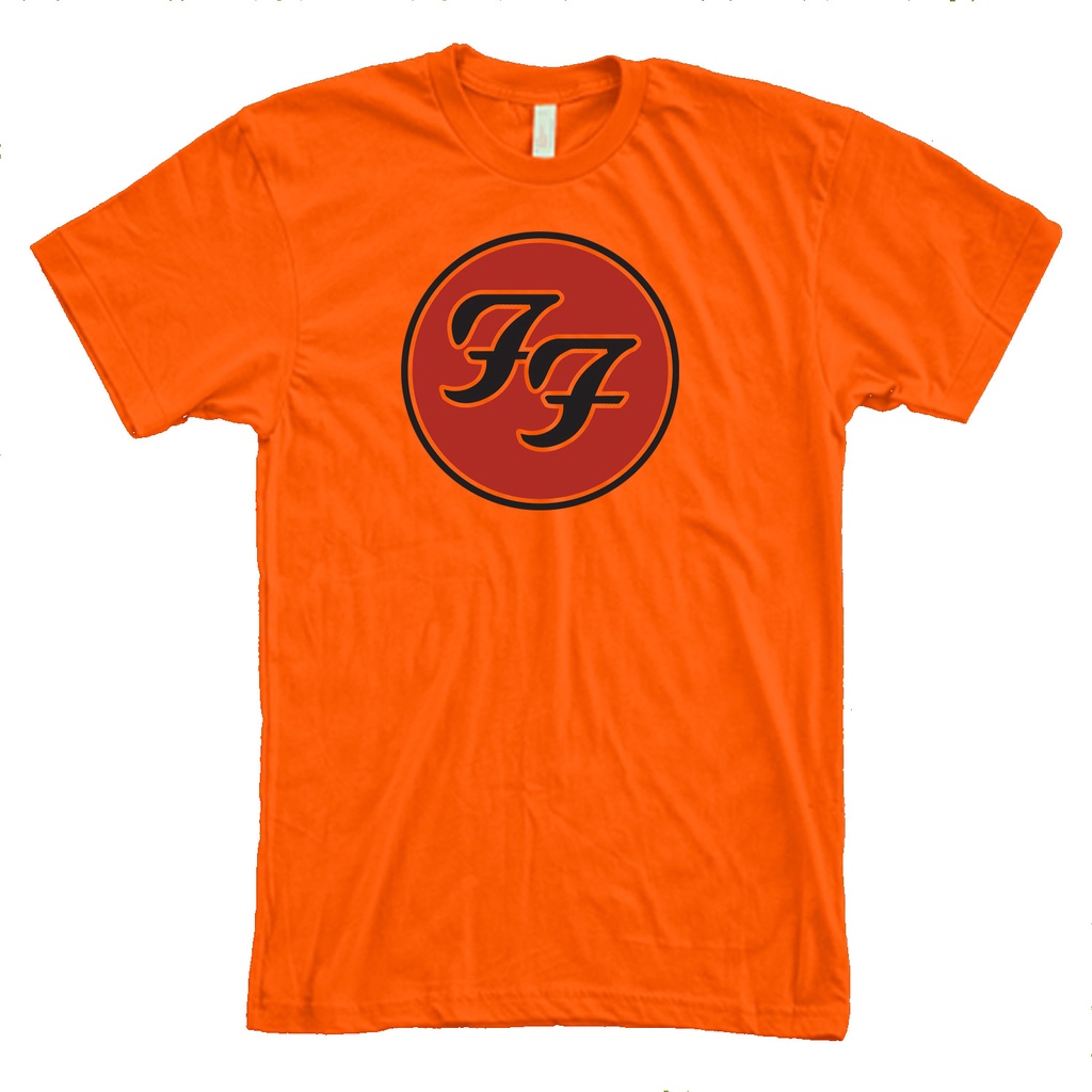 เสื้อยืดสีขาวผู้หญิง-mrl-พิมพ์-foo-fighters-โลโก้เสื้อยืด-unisex