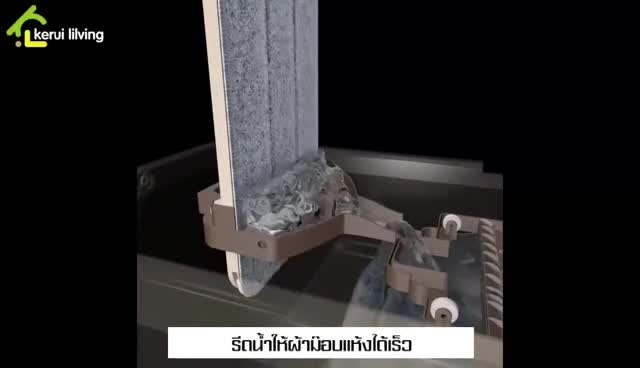 ด้ามไม้ถูพื้น-ไม้ถูพื้นอัจฉริยะ-ไม้ถูพื้นแบบรีดน้ำในตัว-ไม้ถูพื้นแบบแบนรีดน้ำ-ไม้ถูพื้น-ผ้าไมโครไฟเบอร์-lazy-mop