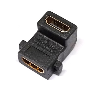 HDMI Adapter Right Angle 90 Degree HDMI female to female F/F Extension Connector Converter for HDMI Panel WALL HDTV.